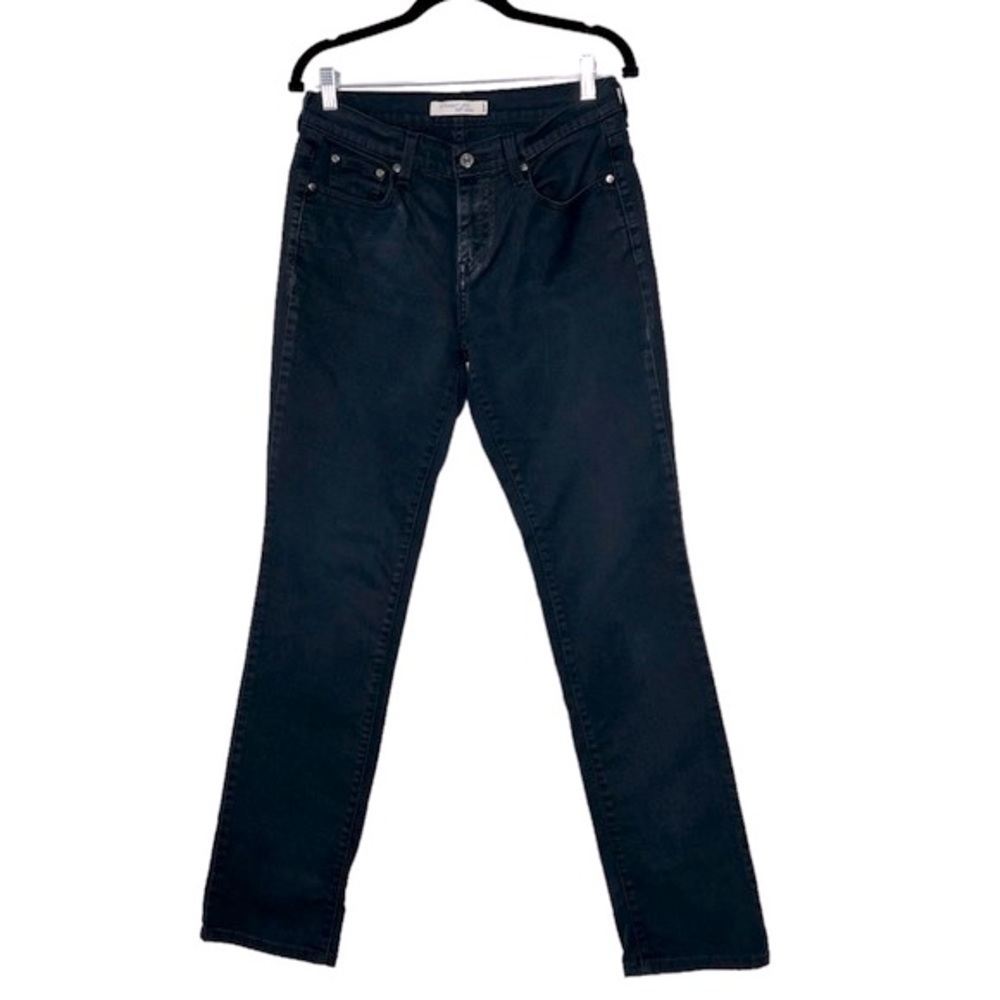 LEVI STRAUSS & Co. Straight Leg 505 Women's Black Denim Jeans Size 6L X 33